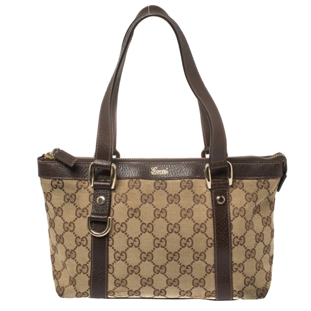 Gucci ABBEY CLOTH HANDBAG some wear look at the pics Authentic